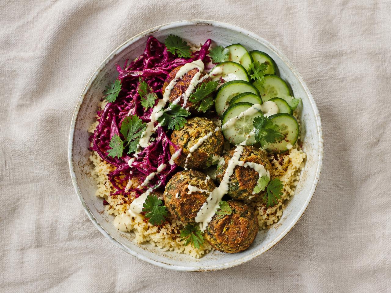 Baked Falafel Bowl
