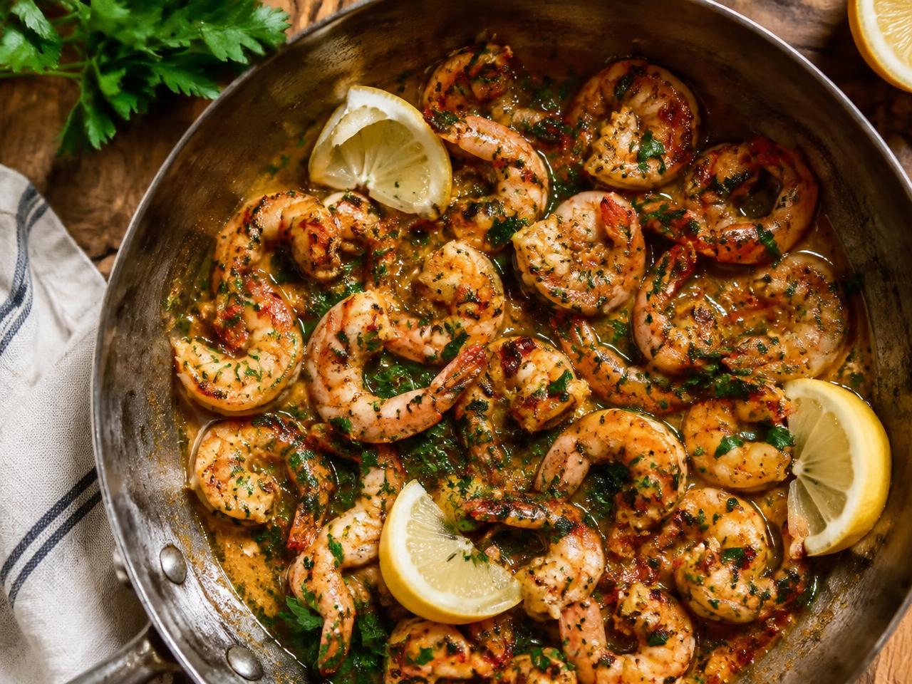 Garlic & Chilli Prawns