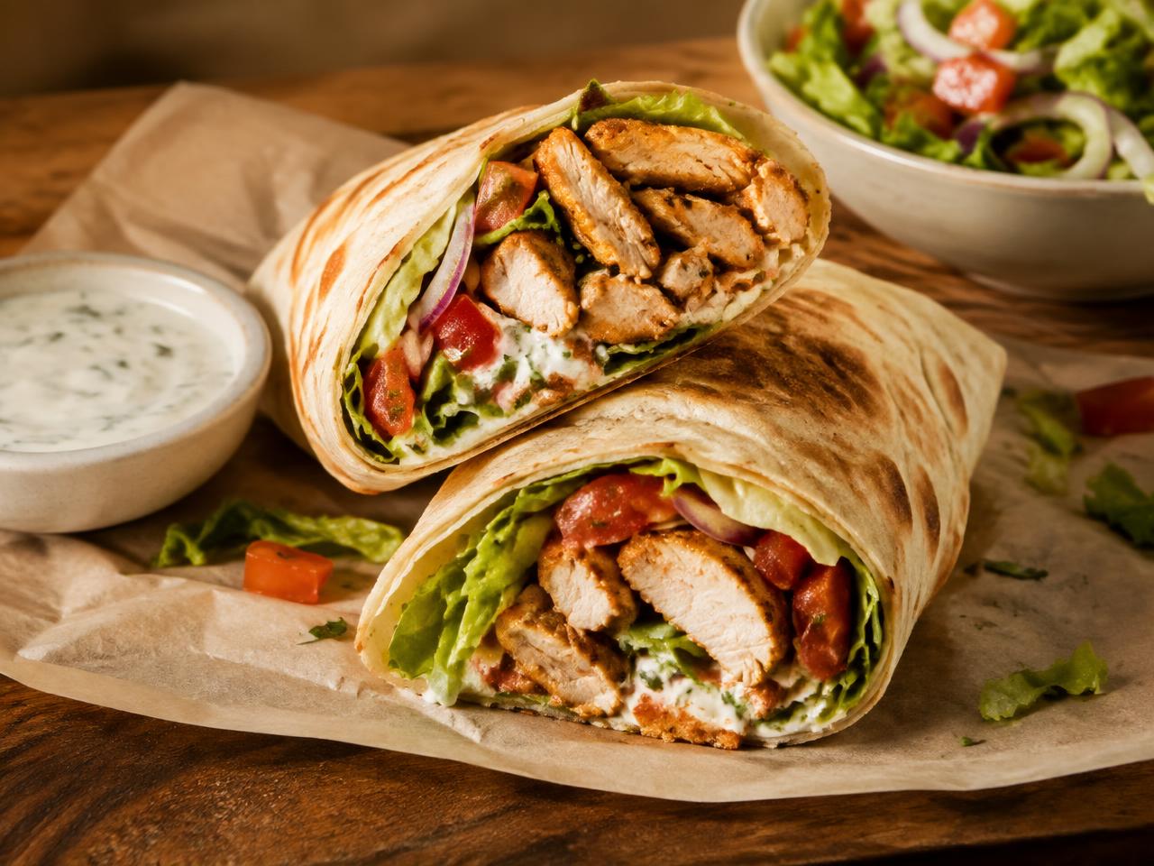 Chicken Shawarma Wrap