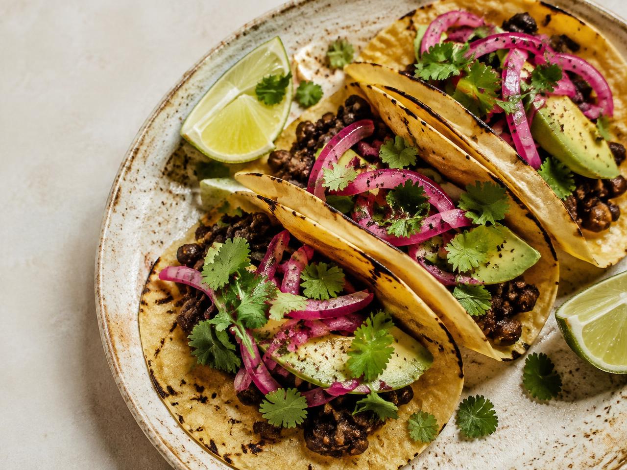 Smoky Black Bean Tacos