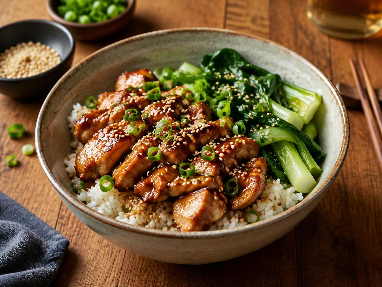 Teriyaki Chicken Rice Bowl