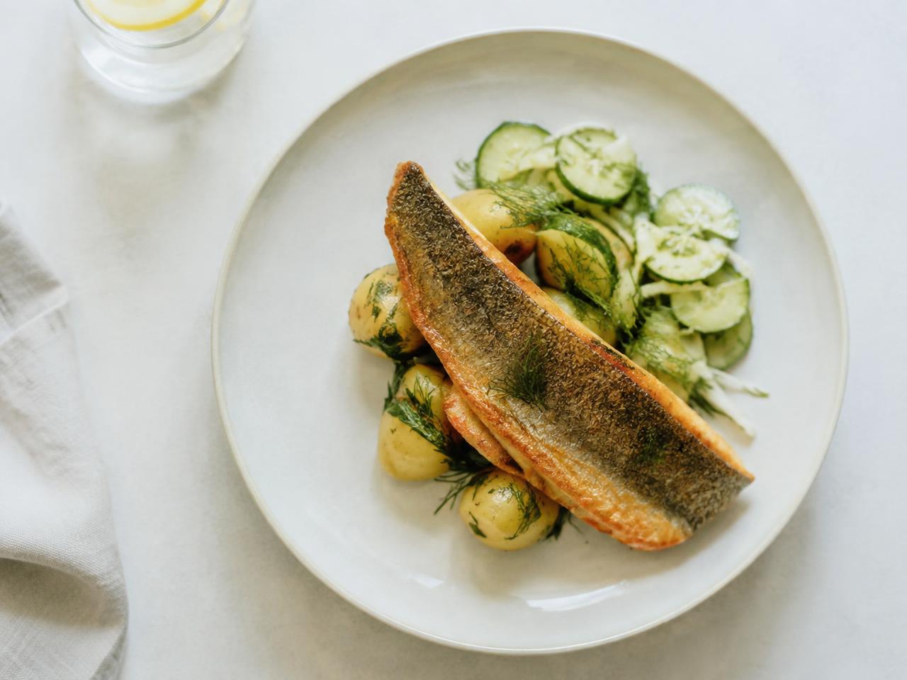 Pan-Seared Trout & New Potatoes