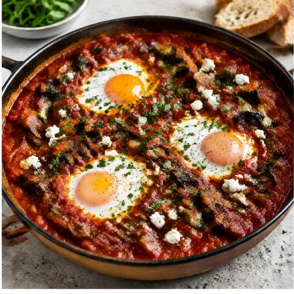 Aubergine Tomato Shakshuka