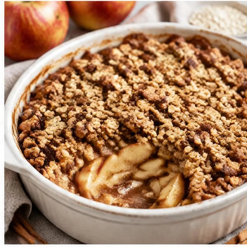 Baked Apple Oat Crumble