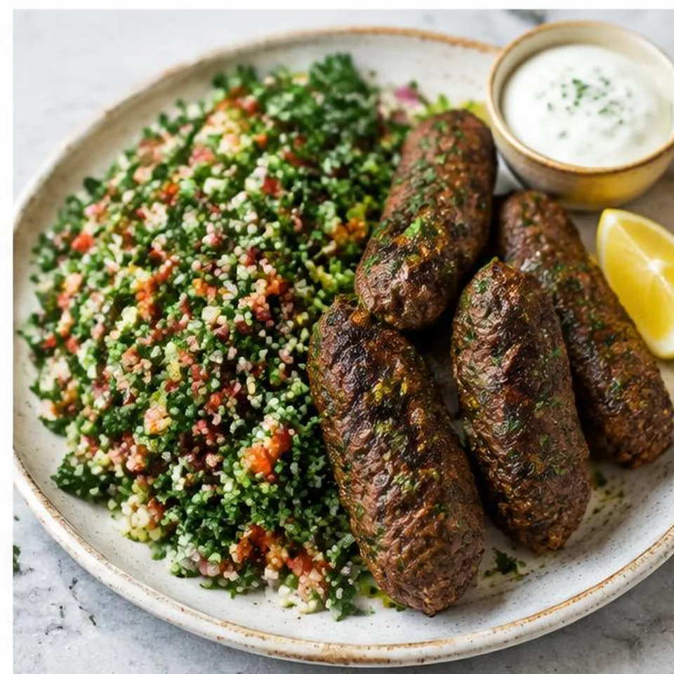 Beef Kofta Tabbouleh Plate