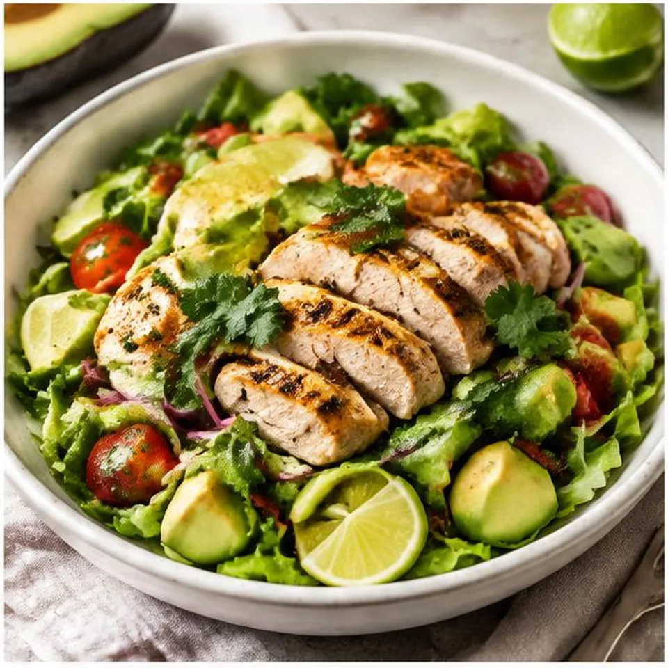 Chicken Avocado Lime Salad