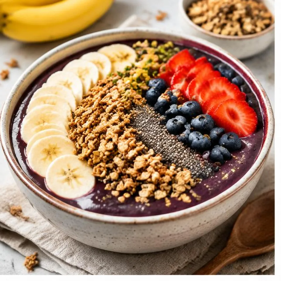 Classic Acai Banana Granola Bowl