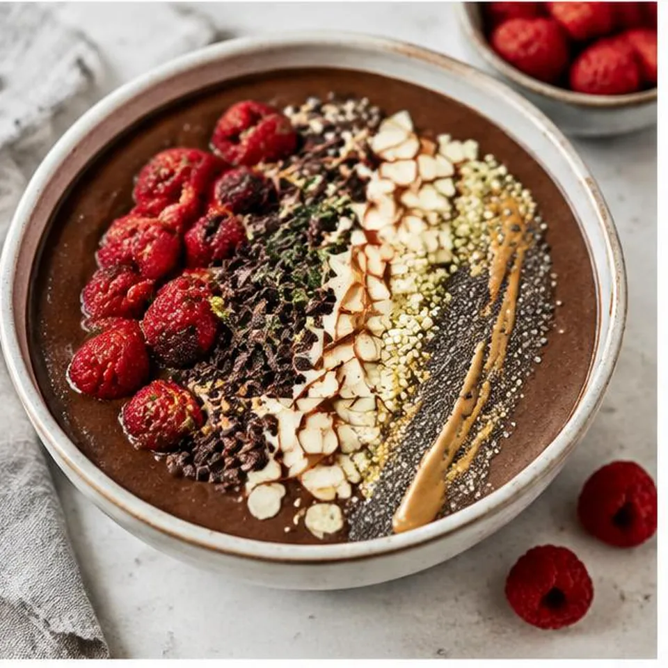 Cocoa Raspberry Breakfast Bowl