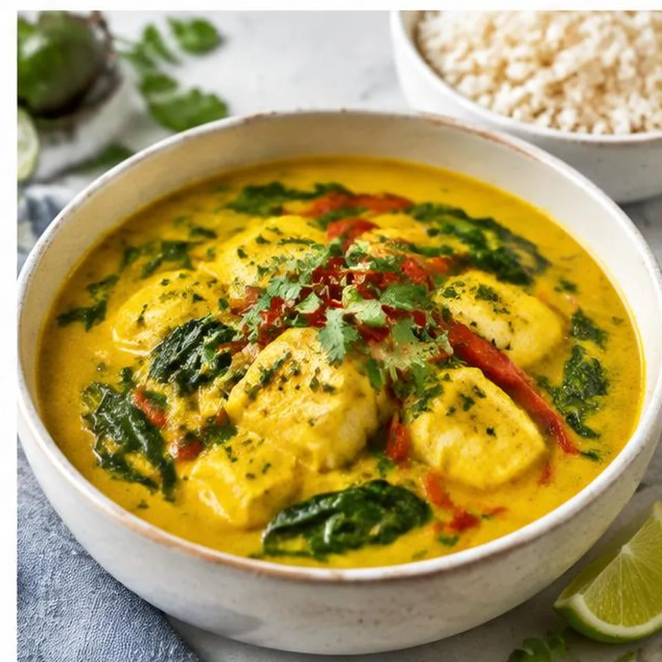 Coconut Turmeric Fish Curry