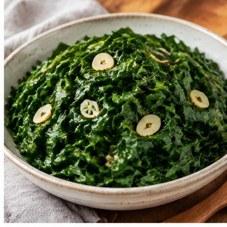 Garlic Sauteed Collard Greens