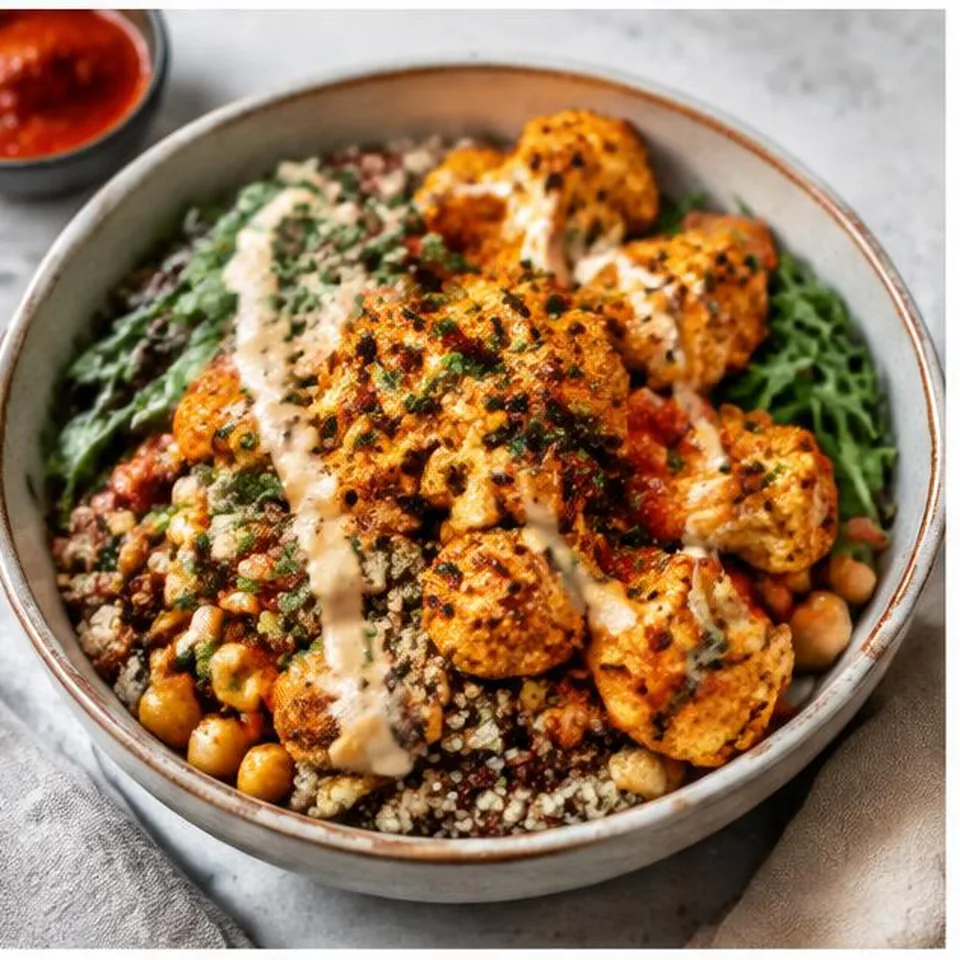 Harissa Cauliflower Grain Bowl