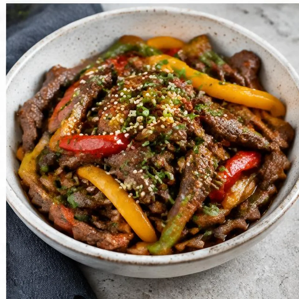 Lean Beef Pepper Stir Fry
