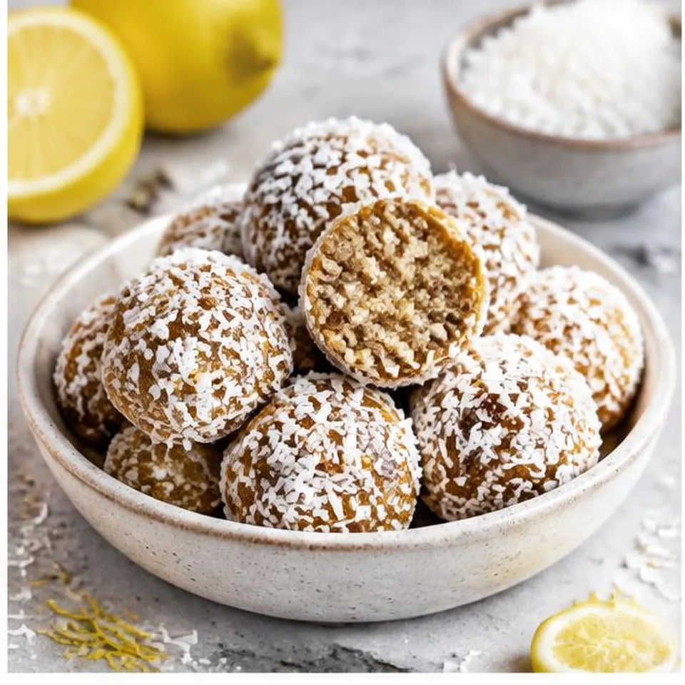 Lemon Coconut Energy Bites