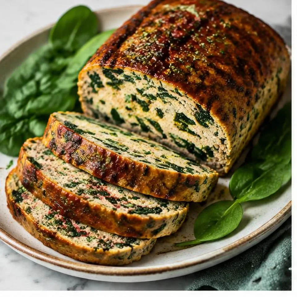 Turkey Spinach Meatloaf