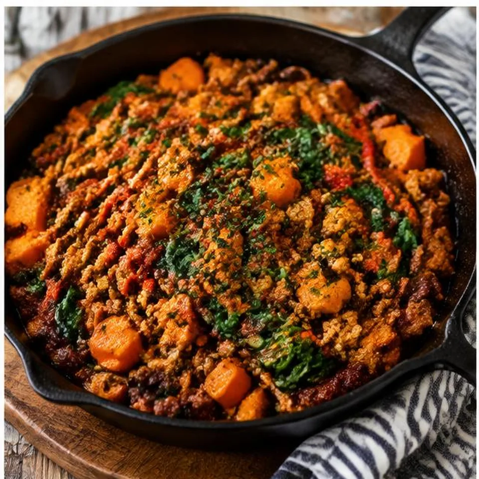 Turkey Sweet Potato Skillet
