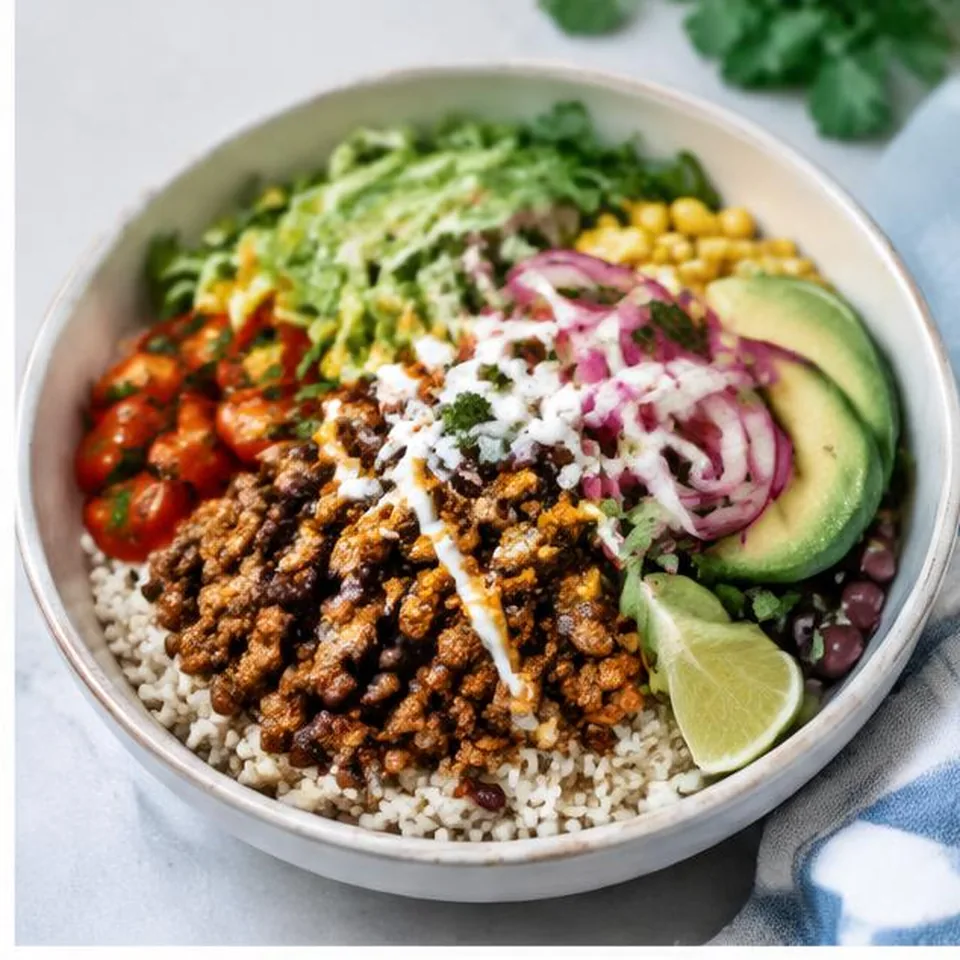 Turkey Taco Nourish Bowl